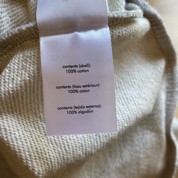 NWT Revolve x WeWoreWhat Women Extra Size Small Gray Crop Fleece Half Zip Hoodie - Picture 5 of 7